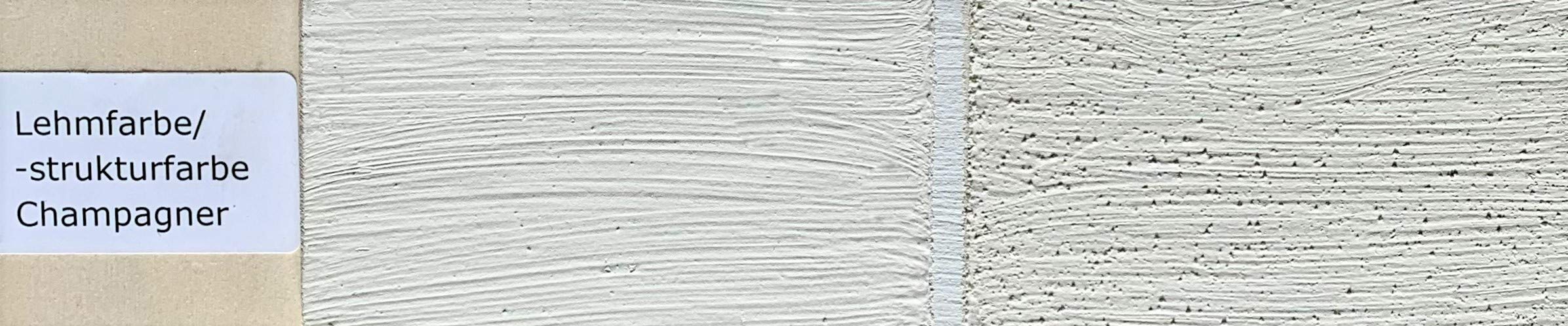 Lehmfarbe, Trockenpulver, 10 kg, Reichweite ca. 76 m² (Champagner)