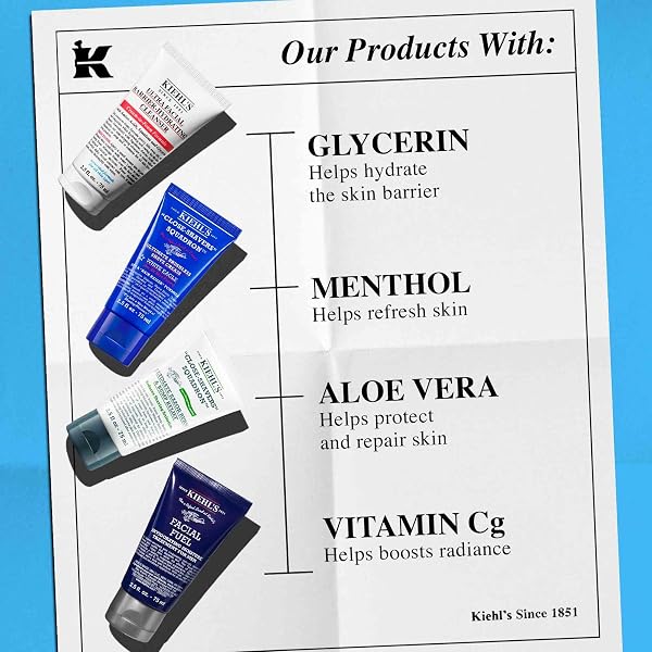 Kiehl's Get Up & Groom Set, Mens Shave Collection Gift Set - 3