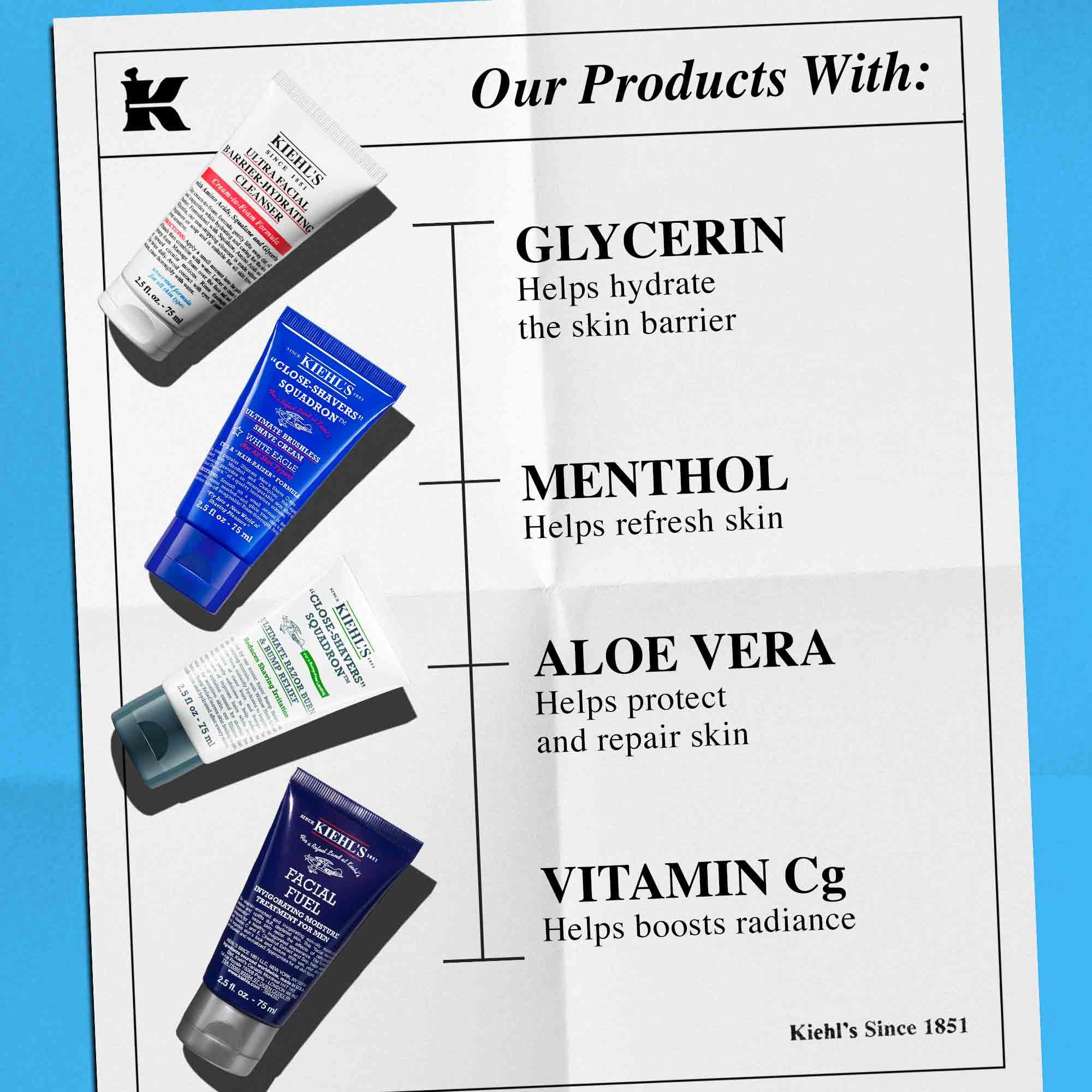 Kiehl's Get Up & Groom Set, Mens Shave Collection Gift Set - 4