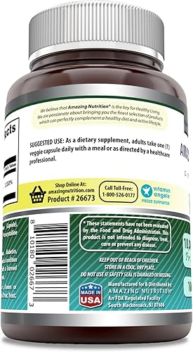Miniatura 3 de Amazing Formulas Biotin 10000 Mcg Veggie Cápsulas  Suplemento de vitamina B7  Sin OMG  Sin gluten  Fabricado en Estados Unidos (paquete de 1  100