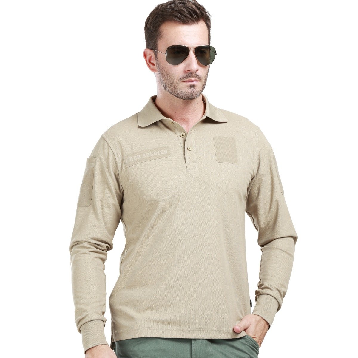 Free Soldier pantaloni tattici da uomo antigraffio, per tutte le quattro stagioni, multi-tasche, per arrampicata ed escursionismo, Uomo