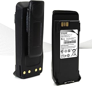 (2-Pack) 7.4V 2600mAh Li-ion Replacement Battery for Motorola PMNN4077C, Compatible with XPR6100 XPR6300 XPR6350 PR6380 XPR6500 XPR6550 XPR6580 DP3400 DP3601 DGP4150 DGP6150 XIRP6500, PMNN4066A