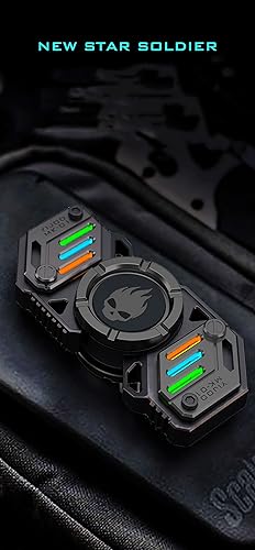 Miniatura 4 de Updated Metal Fidget Spinner Gray Fidget Toy for Adults to Anti-Anxiety and Stress Boredom