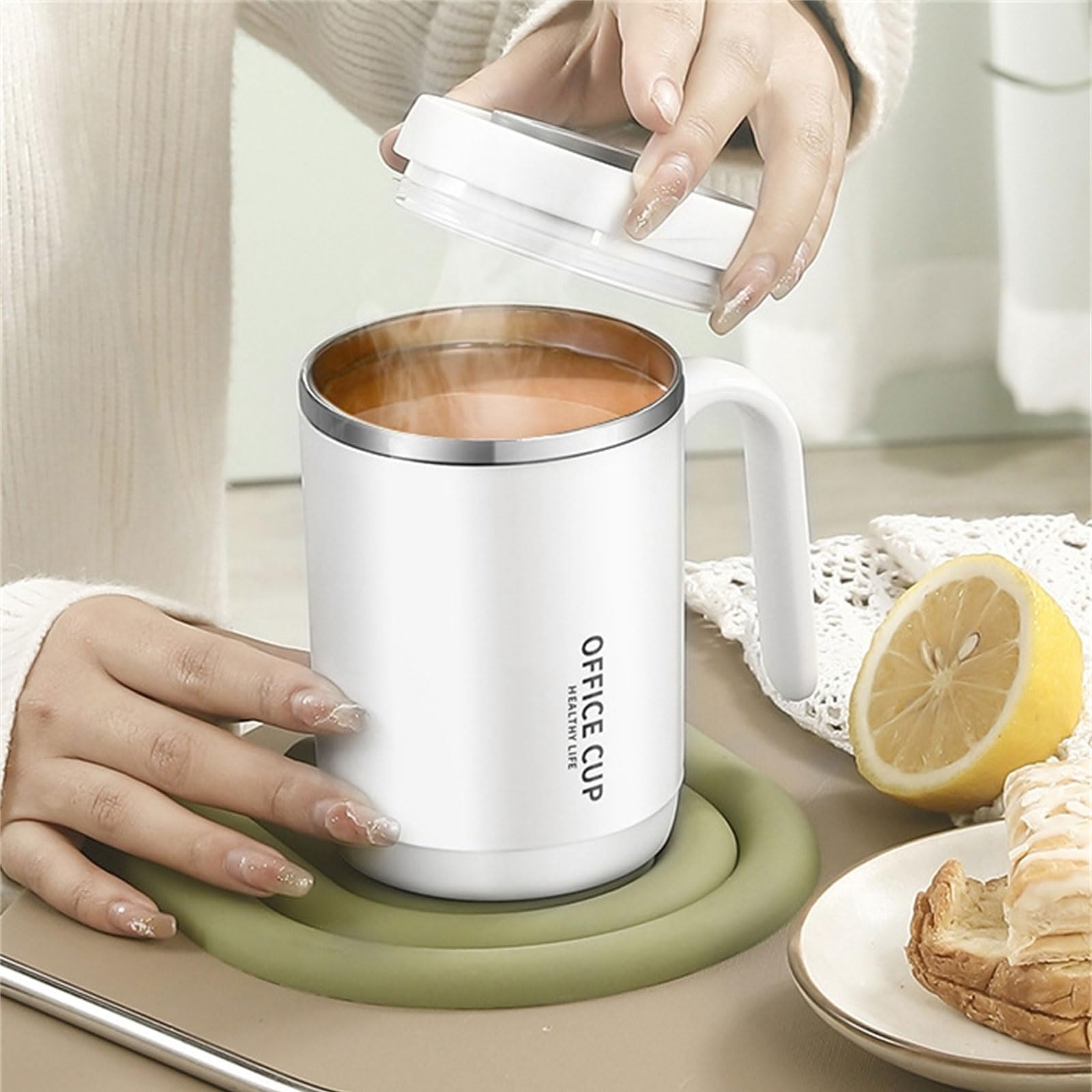 Tazza Termica Isolata In Acciaio Inox 304 Da 500 Ml - Mantiene Caldo