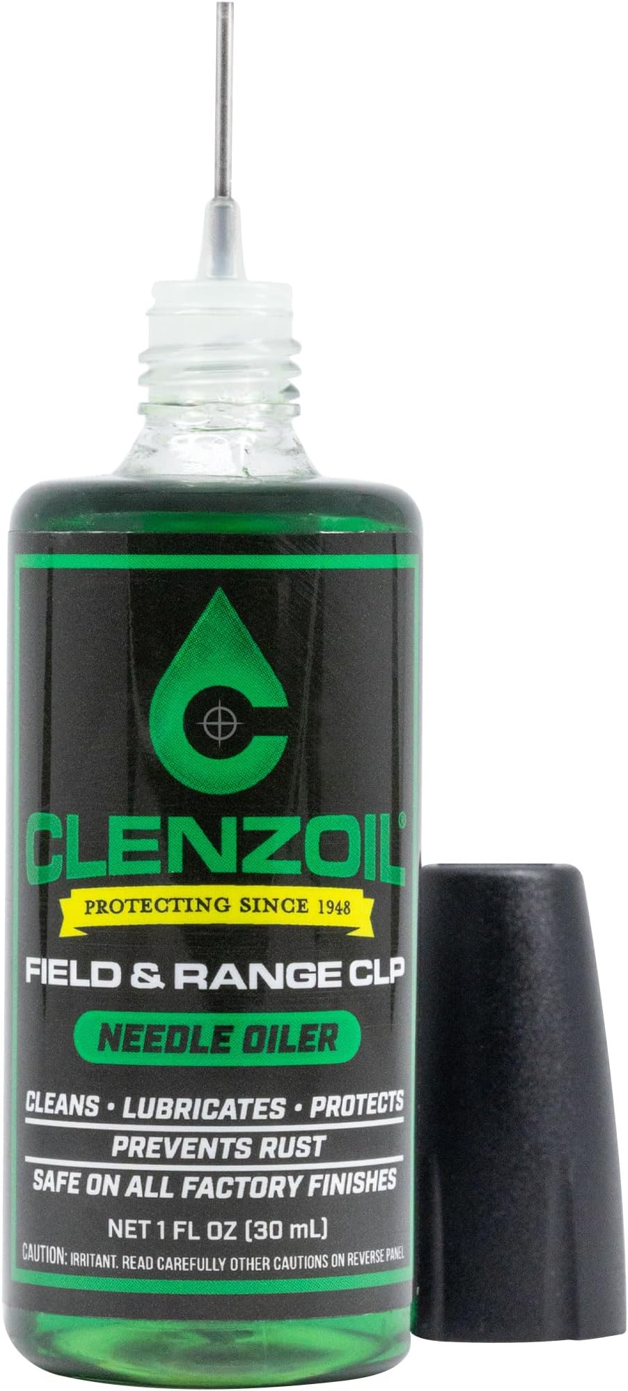 - Clenzoil Field & Range Gun Cleaner Lubricant Protectant [CLP] Needle Oiler | Gun Cleaner + Lube in One | 1oz. Bottle of Gun Oil w/Steel Precision Needle Oiler Tip