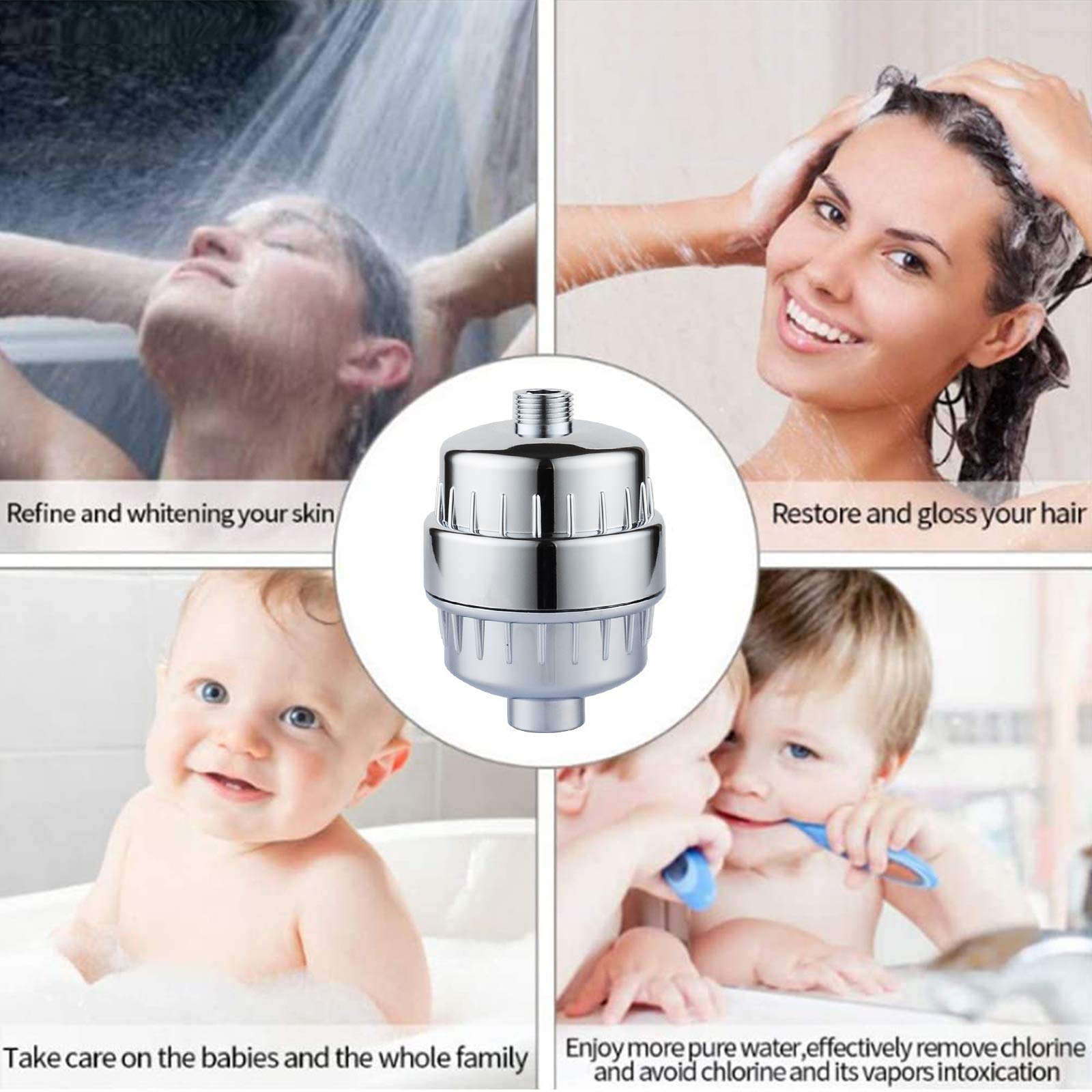 Buy Dowry 15 Stage High Output Revitalizing Shower Filter with 2