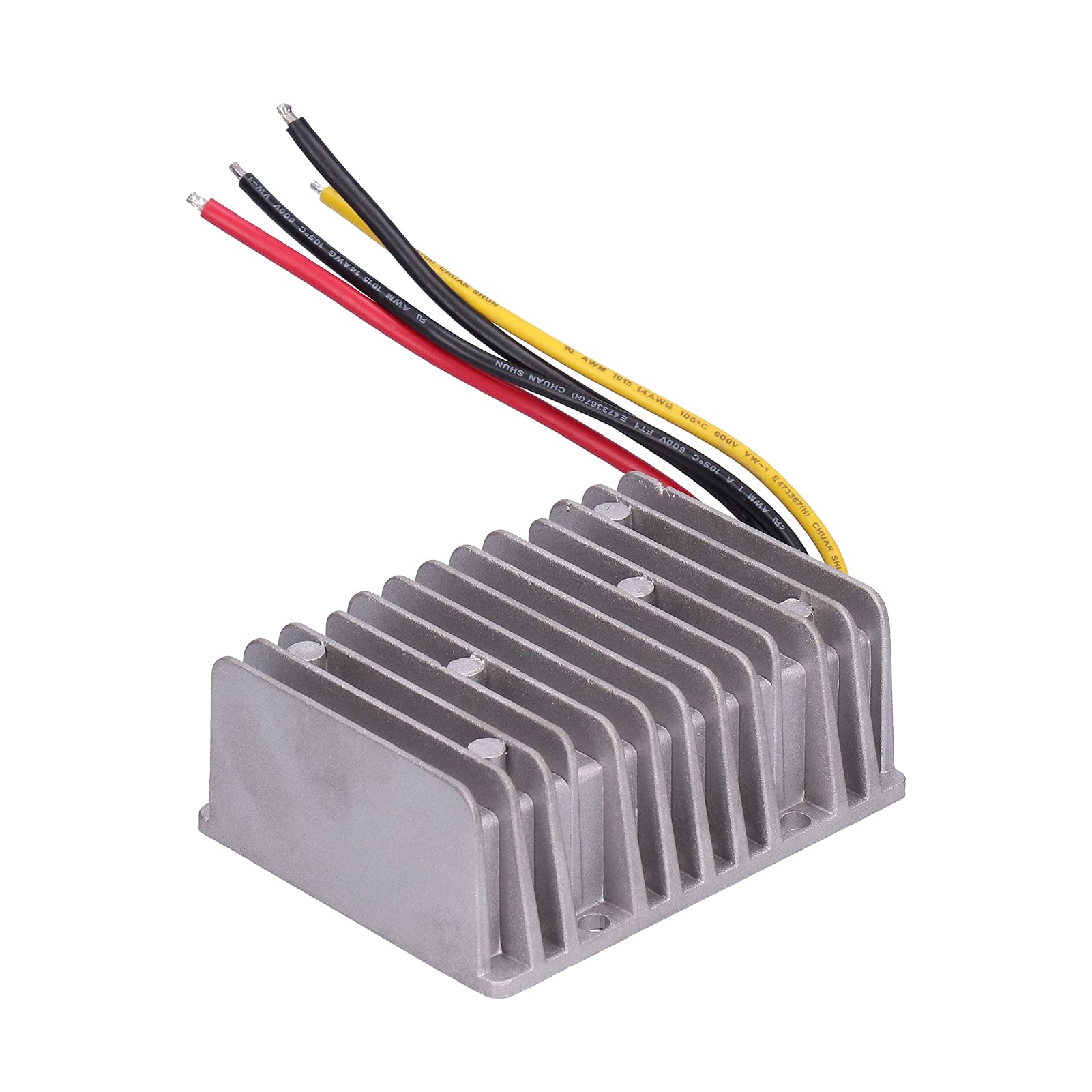 Przetwornik Napięcia Wodoodporny Transformator Napięcia IP68 Uszczelniony Regulator Przetwornica DC 8V 40V do 13,8V 20A 276W z Odlewanym Aluminiowym Radiatorem do Silników Taśmy