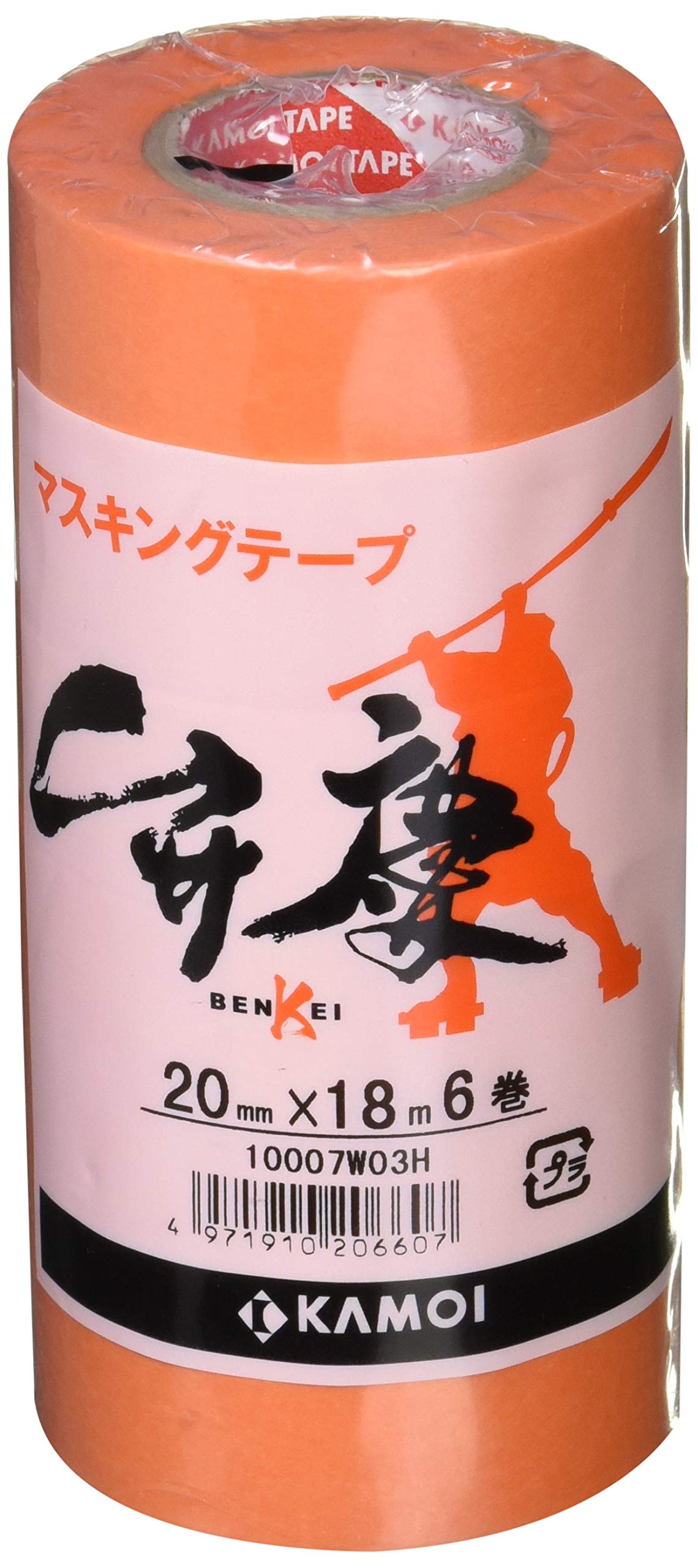 Amazon.co.jp: カモ井加工紙 カモ井 マスキングテープ(6巻) BENKEI20