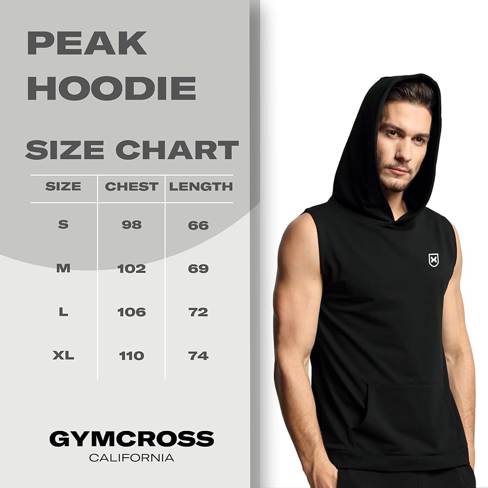 【ALO Yoga】ジム映え確実な高機能ノースリーブパーカー Amazon.co.jp: [GYMCROSS] ジムクロス PEAK HOODIE ノースリーブ