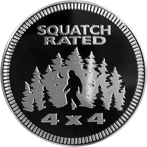 Emblema de automóvil con patrón de Wild Man, 4 x 4, calcomanías de insignia de automóvil automotriz, insignias de metal 3D, calcomanías redondas de