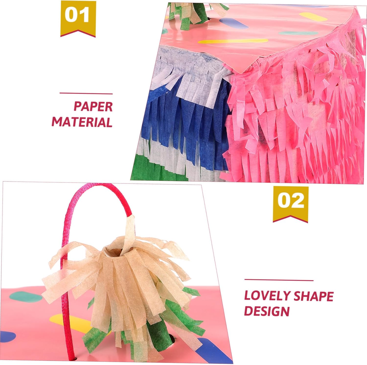 Alipis Hanging Decoration for Birthday and Anniversary Celebrations Fun for Fill with Candies Confetti for Fiesta and Carnival Events