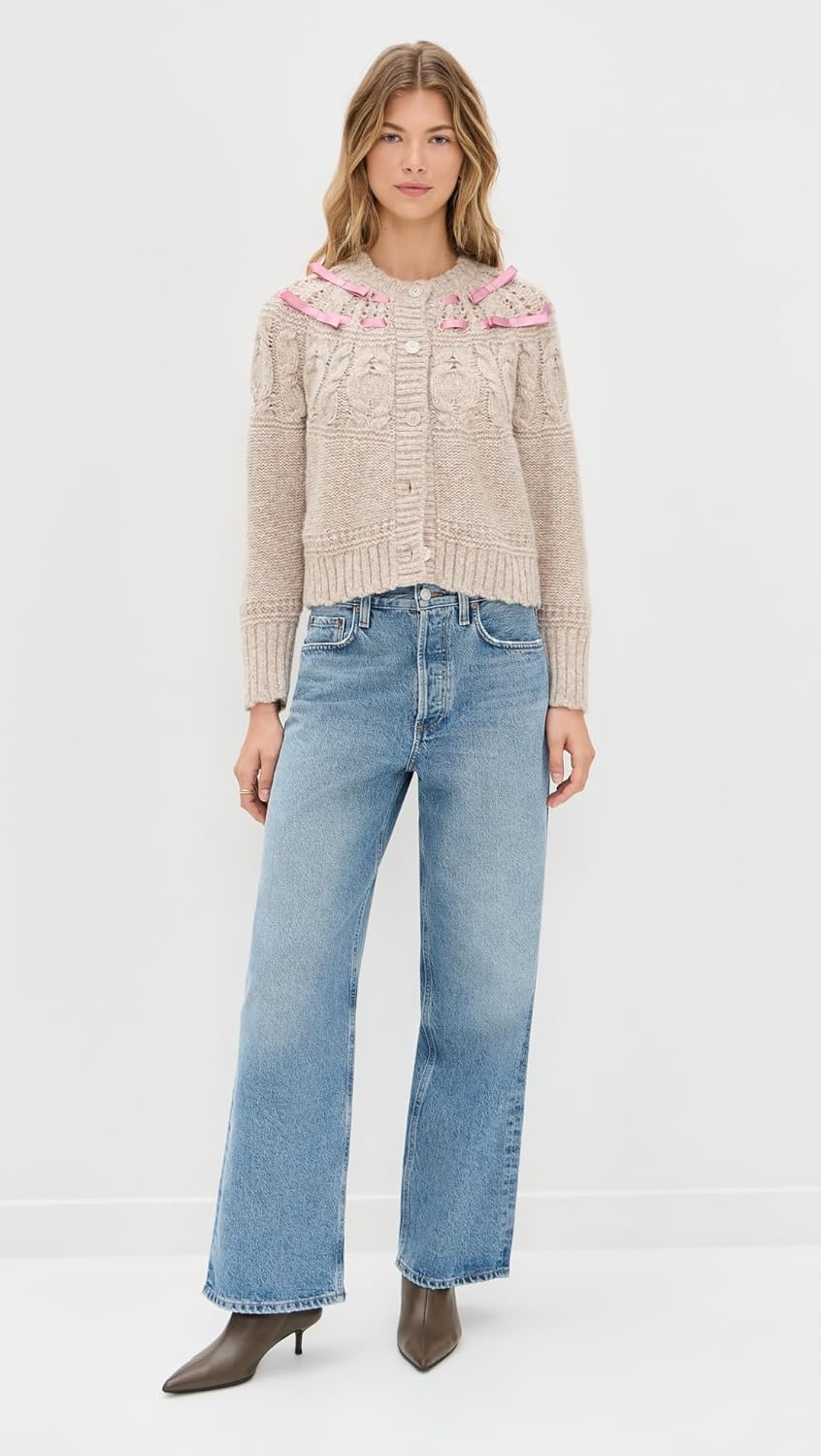 LOVESHACKFANCY Women's Clementian Cardigan - Image 3