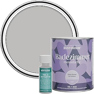 Rust-Oleum wasserbeständiger Fliesenlack für das Badezimmer in mattem Finish -Kiesel 750ml
