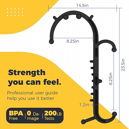 Miniatura 2 de Thera - Masajeador de espalda y cuello, herramientas de masaje de punto gatillo para aliviar el dolor y auto masaje, bastón de gancho, terapia de