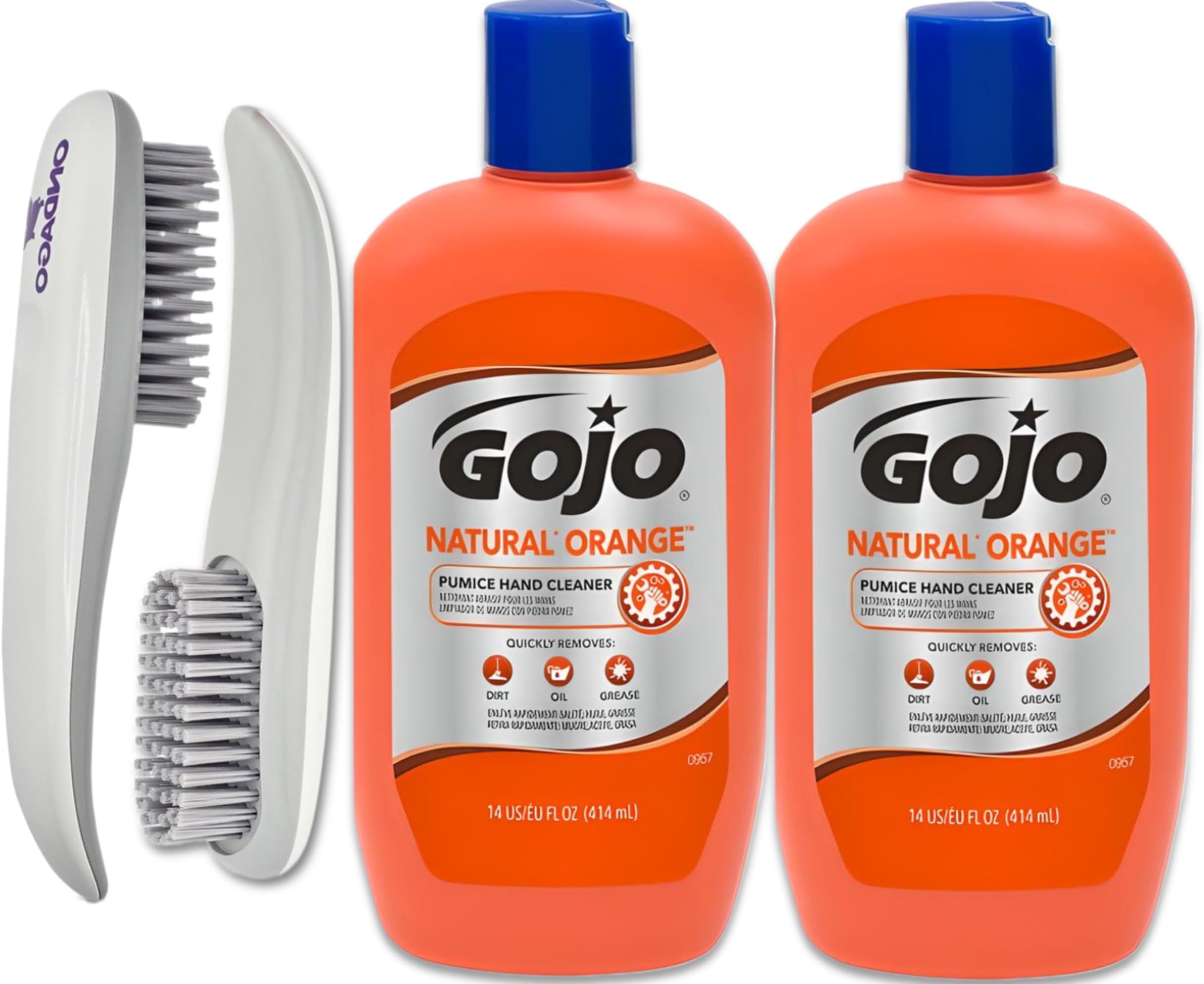 ONDAGO Heavy Duty Hand Cleaner Kit 2 Bottles of Gojo