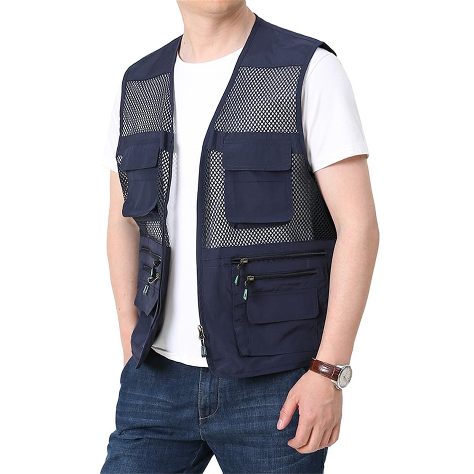 Wygwlg Gilet Fotografico Leggero, Giacca da Pesca ad Asciugatura Rapida