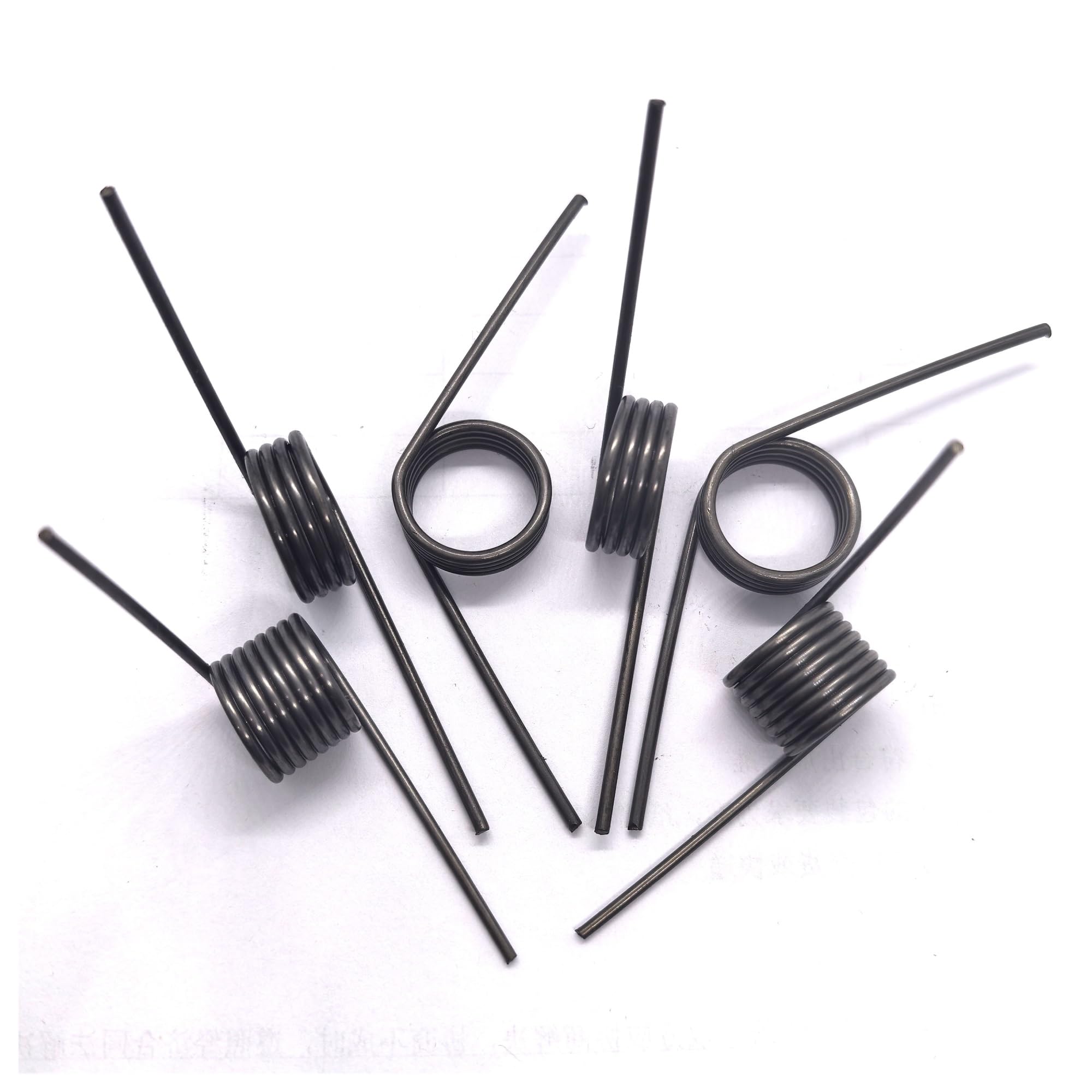 Petit Ressort Torsion Rappel 20 Pièces 1.2mm Diamètre De Fil 65Mn Acier Rotation Gauche Torsion V Ressort Réinitialiser(4 turns,11mm,1.2mm(60 Angle))