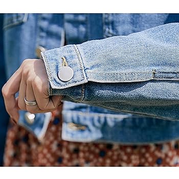 Amazon | [Sakunaca] ショート丈 Gジャン アウター レディース