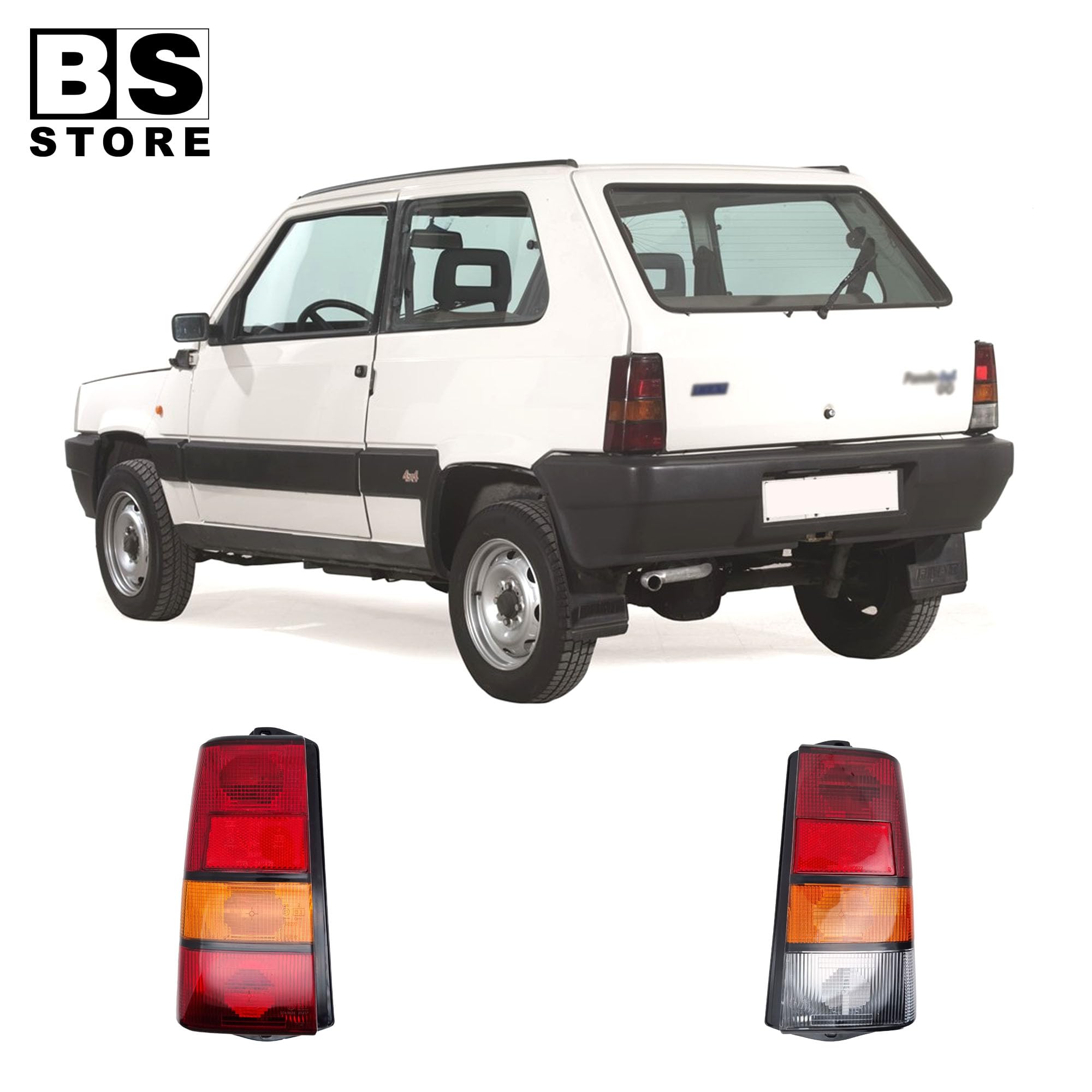 BSSTORE Fanale Posteriore Indicatore di Direzione per Panda dal 1986 al 2003 | 141, 141A (Sinistro - Lato Conducente)