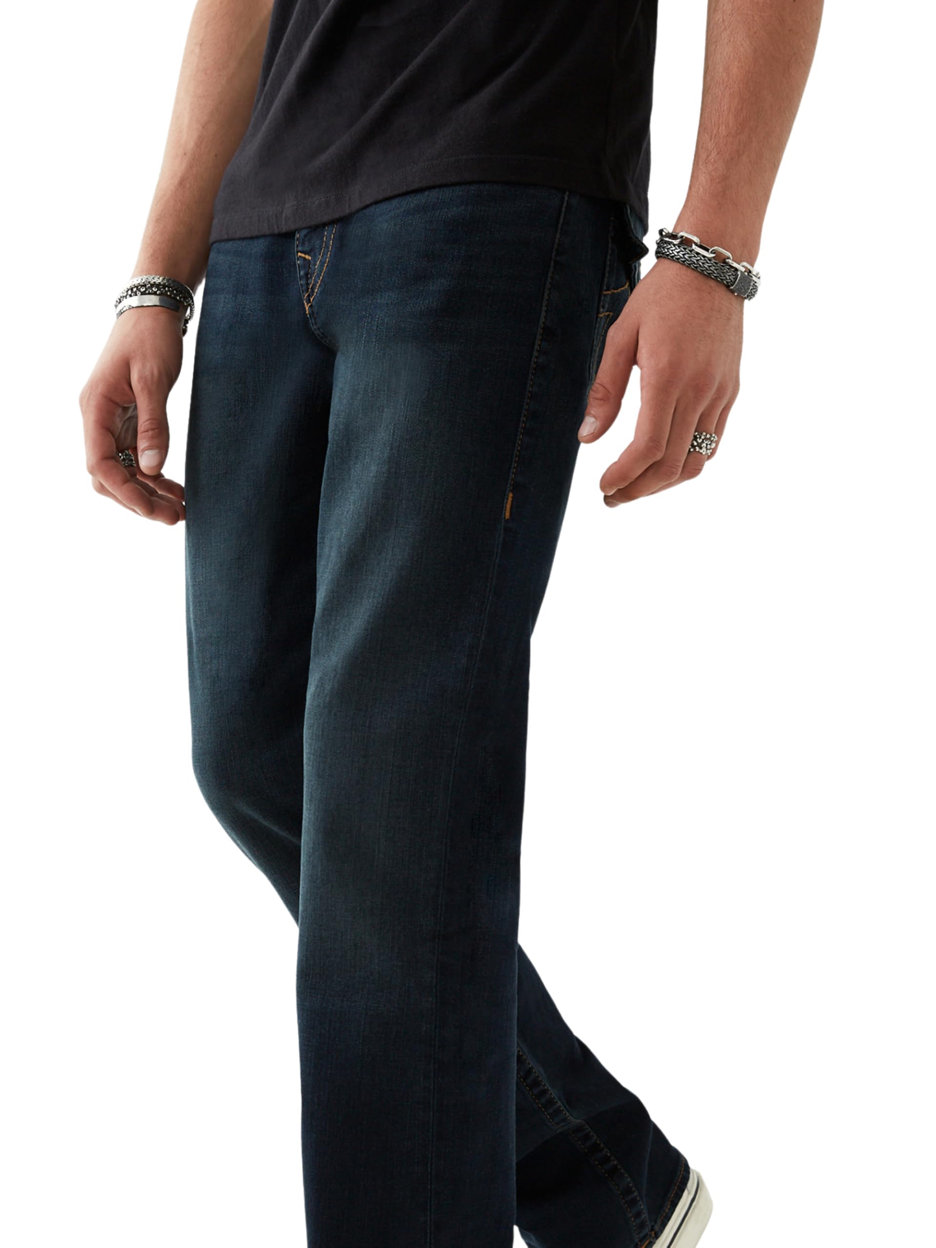 Amazon | True Religion メンズ リッキーストレートレッグ ジーンズ