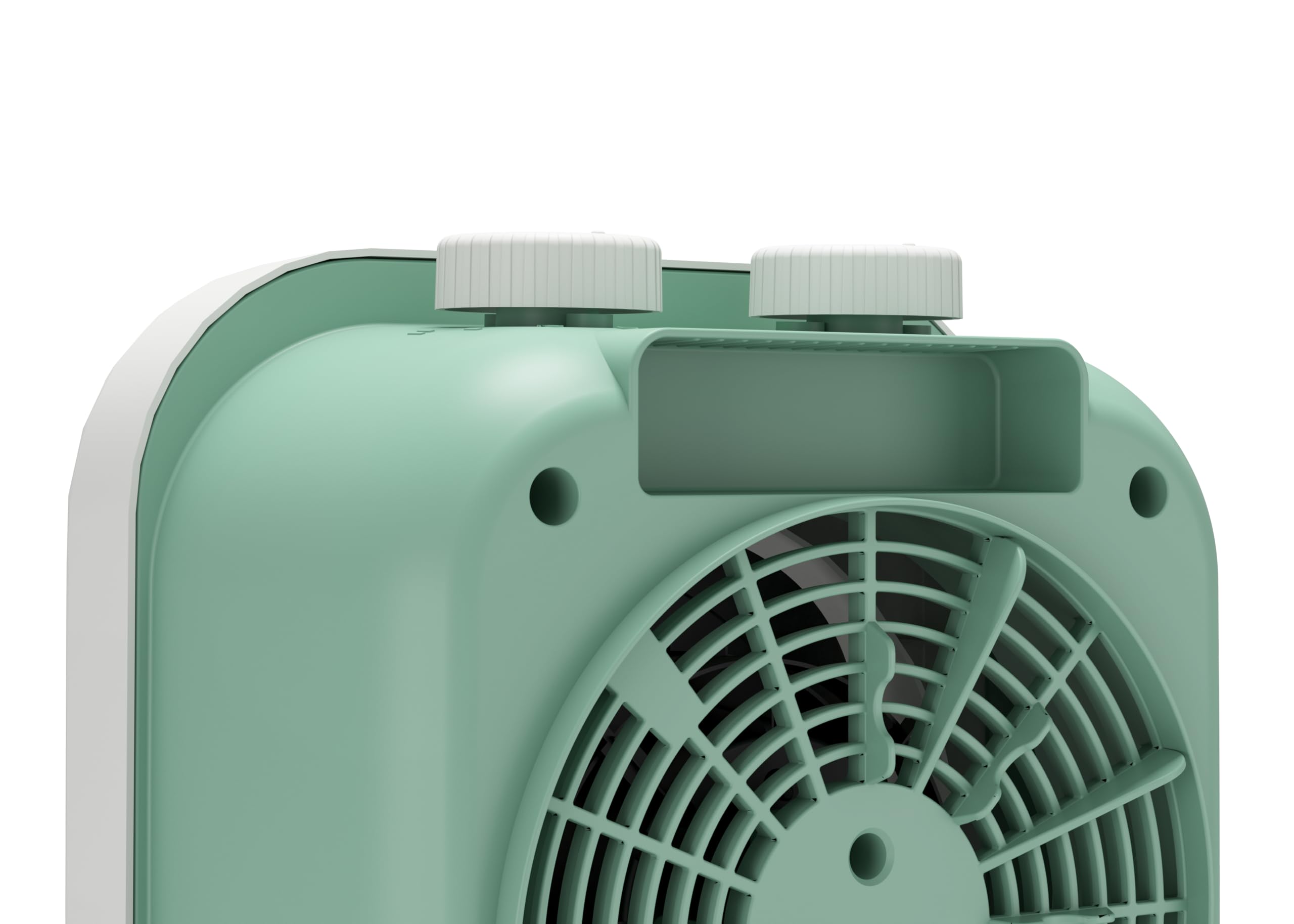 Olimpia Splendid, Caldo Funky, Termoventilator compacto de hasta 2000W, calefactor con ventilador, protección IP21 y sistema antivuelco
