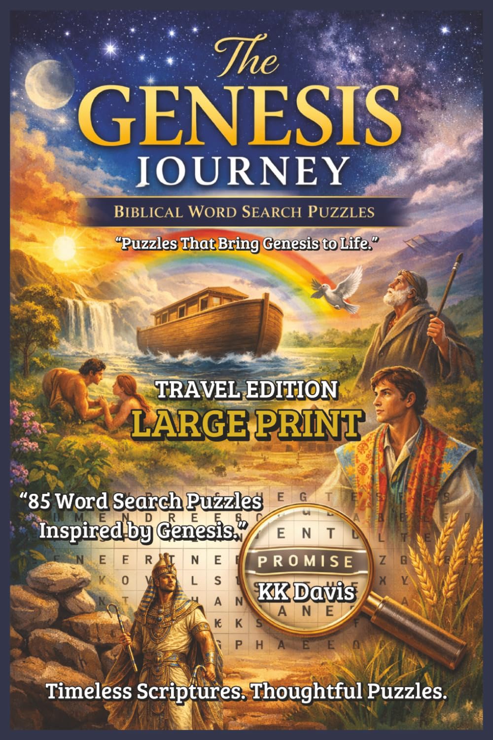 The Genesis Journey: Biblical Word Search Puzzles – Travel Edition