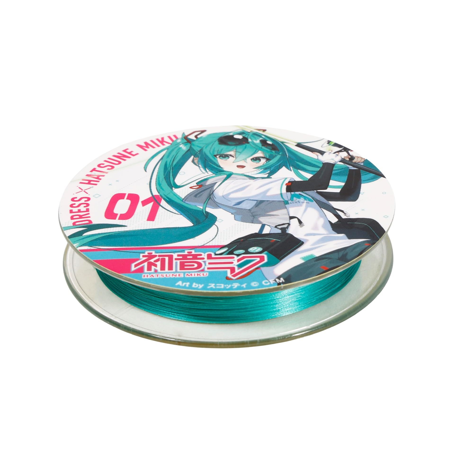 初音ミク✕DRESS PEライン 0.8号 200m 5pcs ステッカー付き Amazon.co.jp: 初音ミク×DRESS 初音ミクの釣糸（PEライン×8