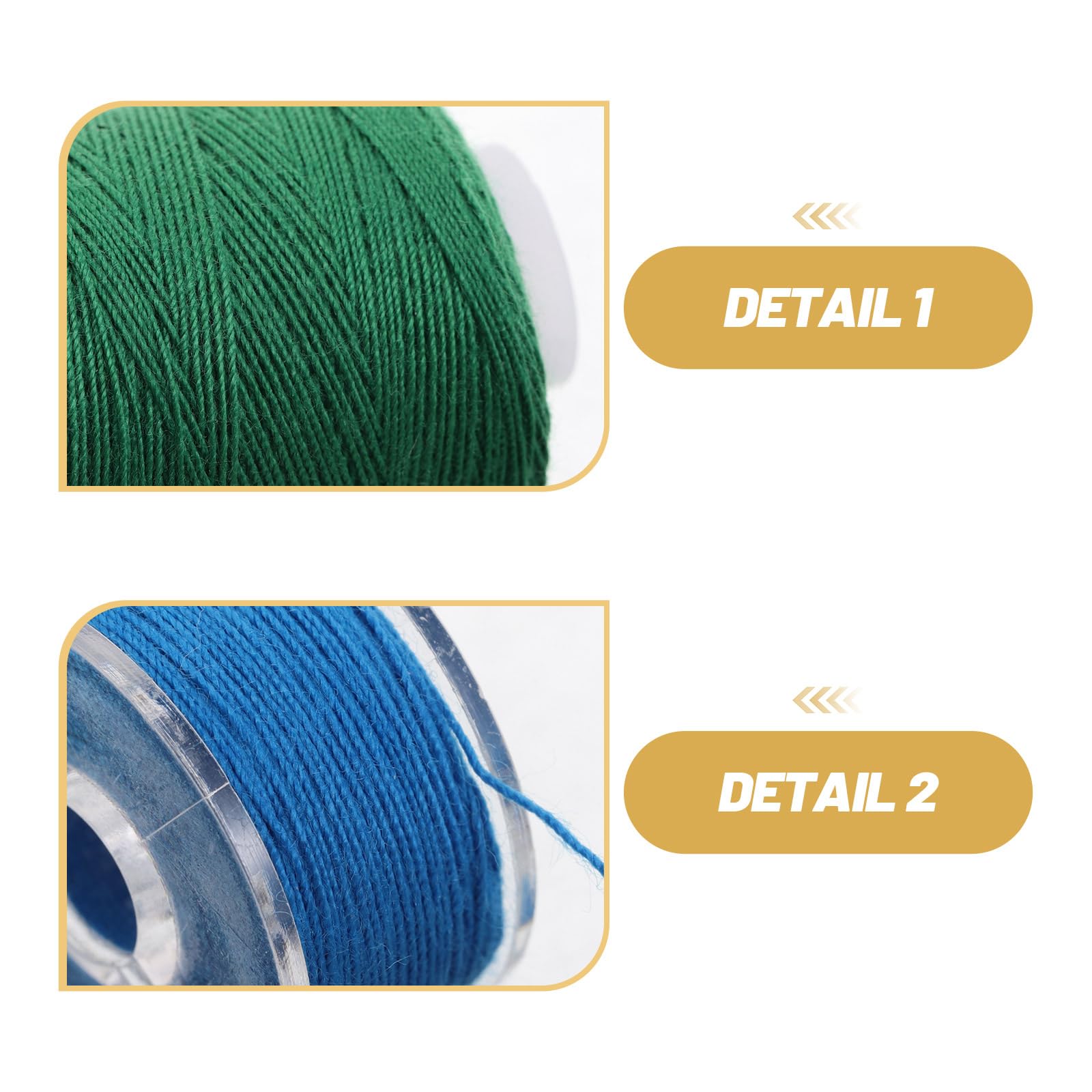 Abaodam Kit de Hilo de Coser de Poliéster 72 Piezas con 36 Bobinas de Colores, 400 Yardas para Máquina de Coser y Costura a Mano, Adecuado para Bordado, Manualidades y Acolchado