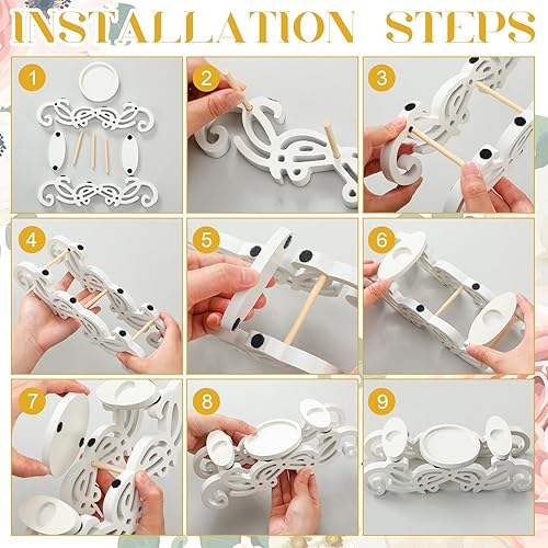 Miniatura 6 de Irenare Unity Velas con soporte para ceremonia de boda, accesorios de decoración de boda, portavelas de cristal, vela para eventos formales, iglesia