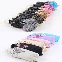 Vista 13 de Honeystore - Parasoles de encaje de flores para fiesta de boda, paraguas nupcial de encaje