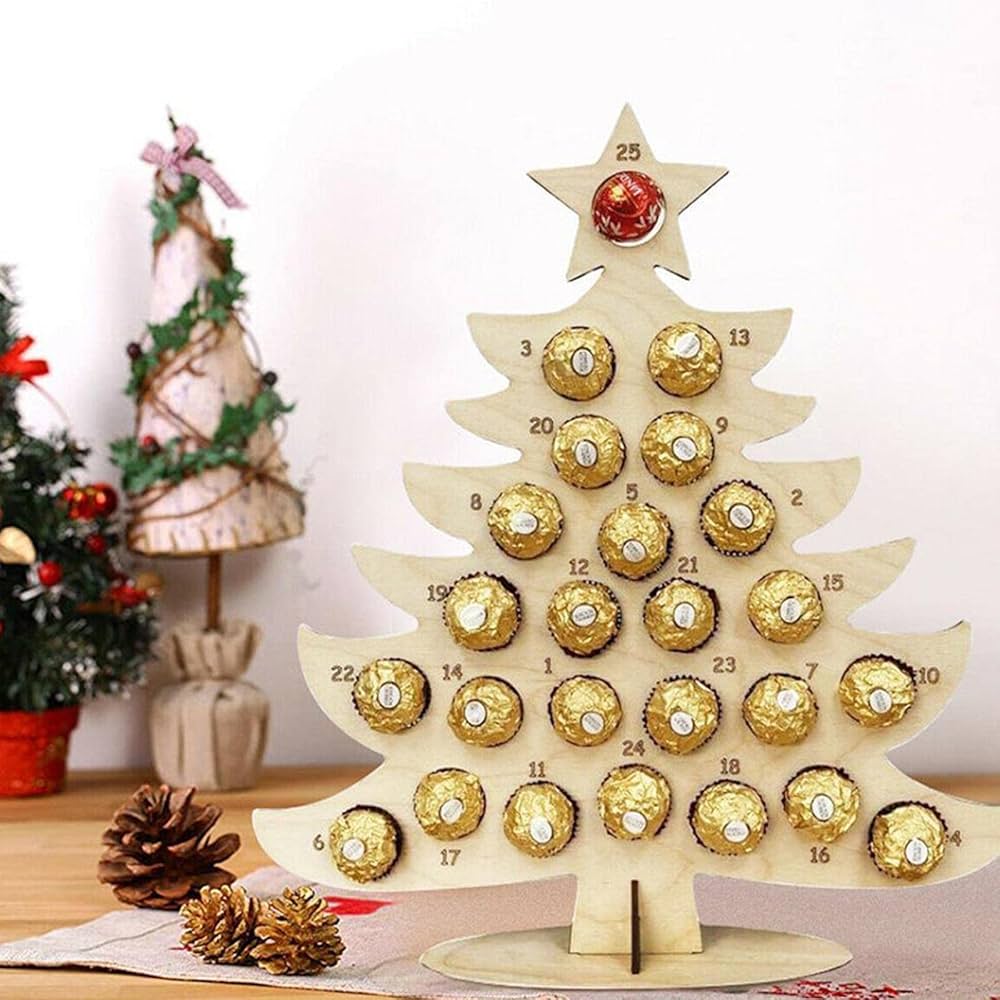 WOODEN 特大 クリスマス アドベントカレンダー 木製おもちゃ オーナメント Amazon | アドヴェントカレンダー 木製 クリスマス 玄関 北欧