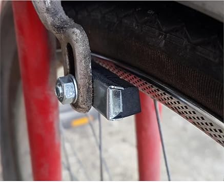 cyclingcolors 4 x Bicycle Brake Rubber X-type 40 mm Brake Pads with Screws Road Bike MTB Brake Shoes