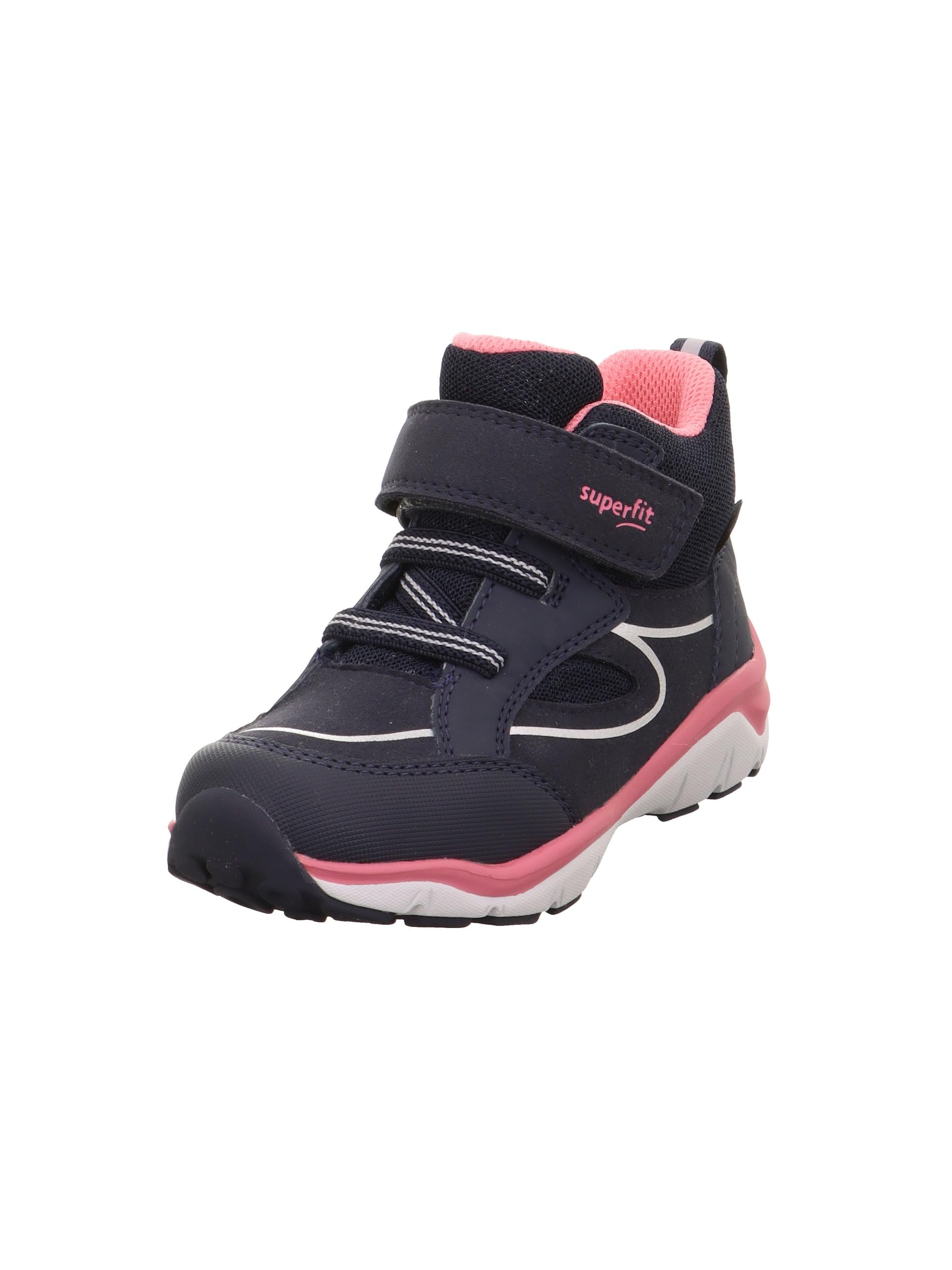 Superfit Girl's SPORT5 Gore-Tex Sneaker, Blau/ROSA 8010