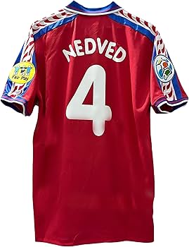 Amazon | パベル・ネドベド ユニフォーム チェコ代表 サッカー レトロ