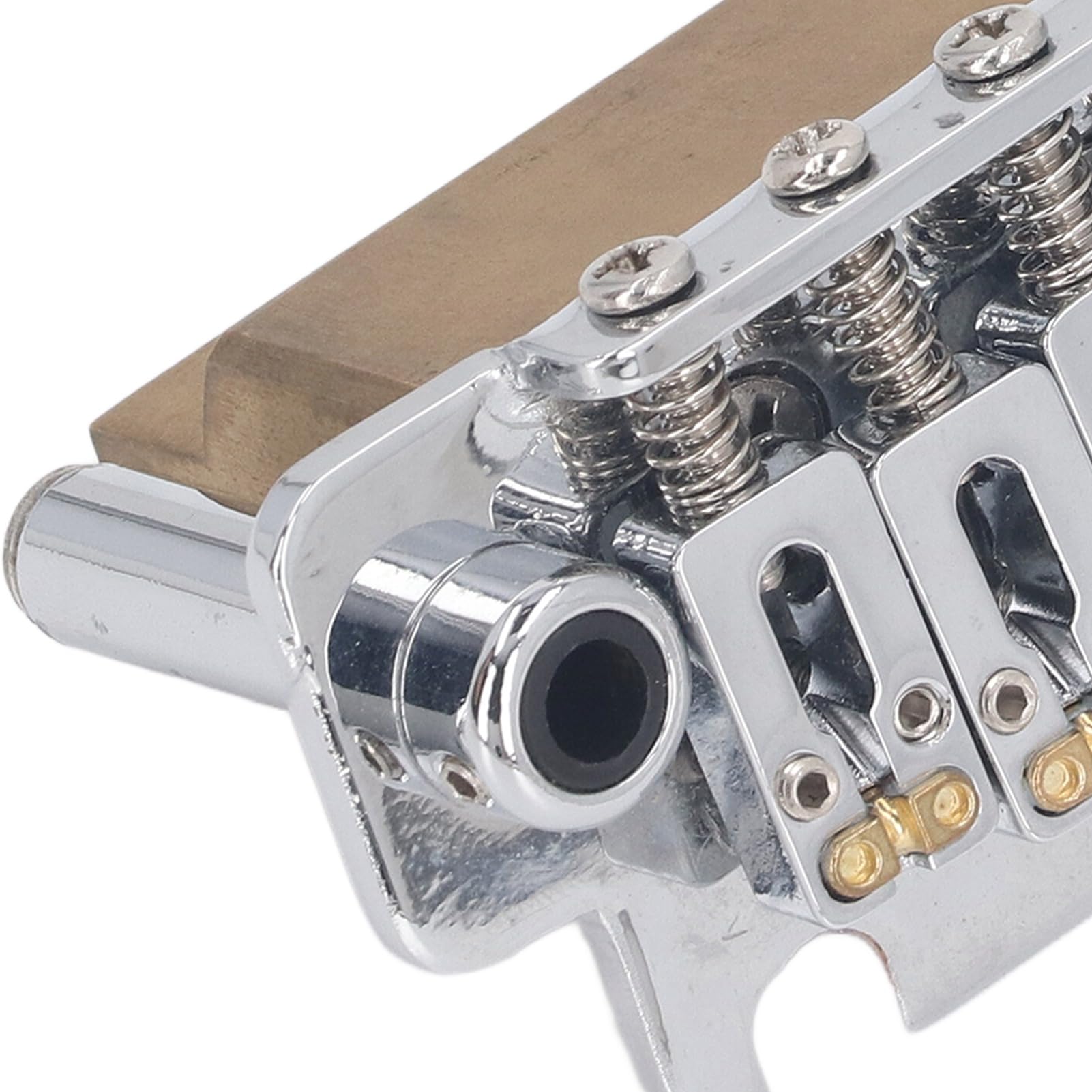 Guitar Tremolo Bridge Premium Metal 2 Point Electric Guitar Tremolo Bridge con braccio spinta in ottone per chitarre Strat Musicisti e appassionati professionisti