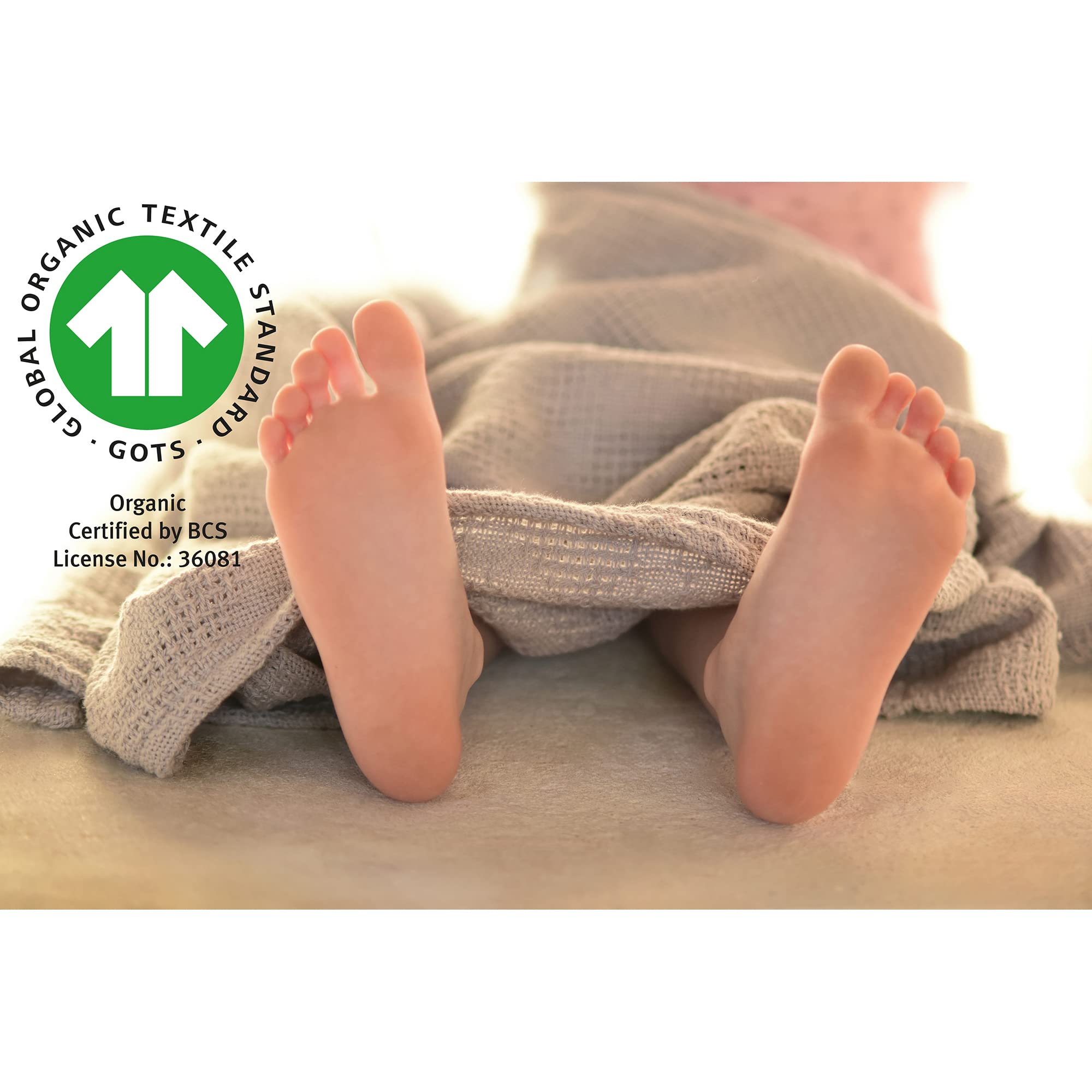 roba Coffret Sortie de Bain Bébé Lil Planet - 1 Cape de Bain + 5 Gants de Toilette + 1 Serviette Doudou + 1 Couverture - Certifié GOTS et OEKO-TEX - Gris Argenté