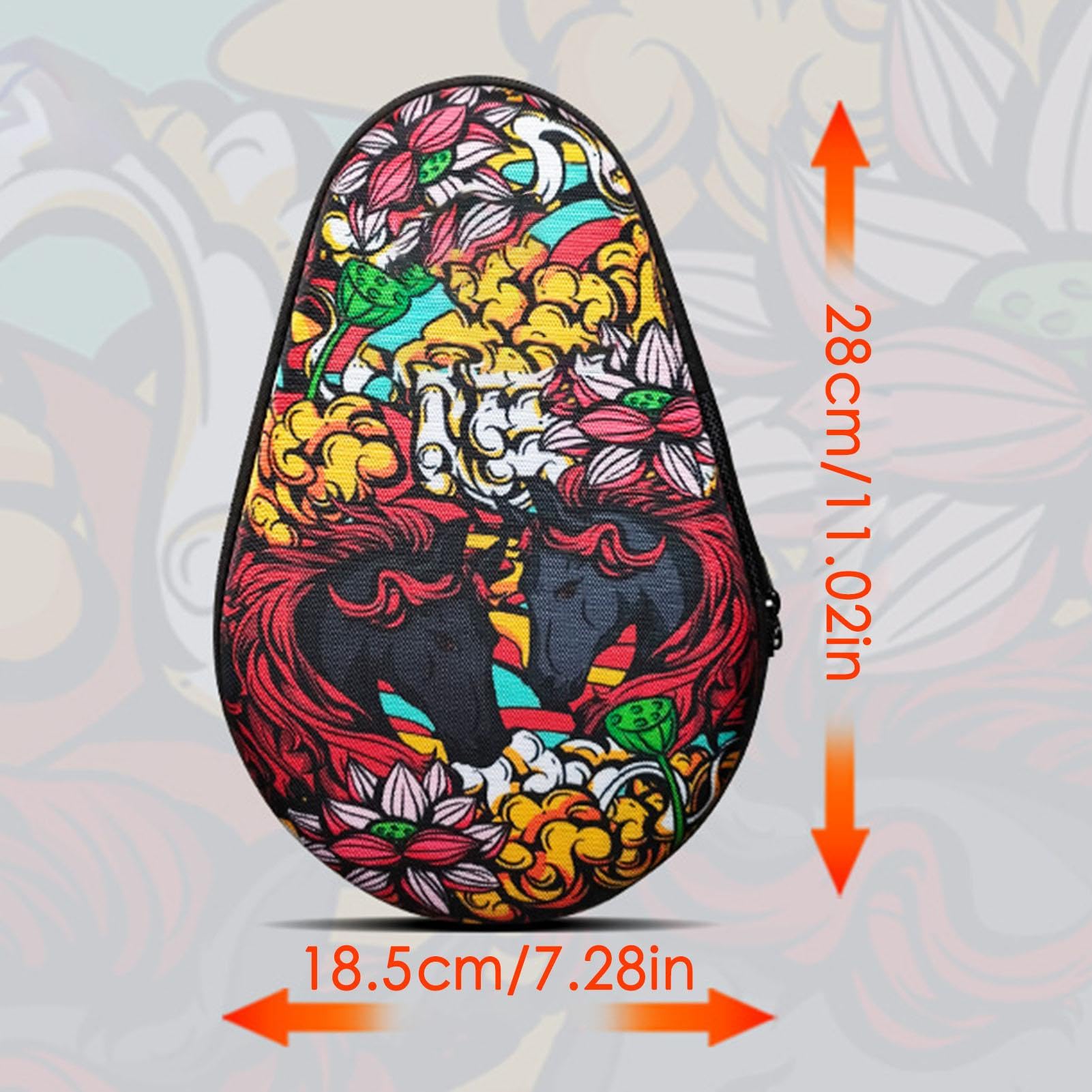 Custodia Per Racchette Da Ping Pong - Borsa Porta Racchette Con Tasca Palline, Rete Antigraffio - Ideale Per Tennistavolo - Foto 9