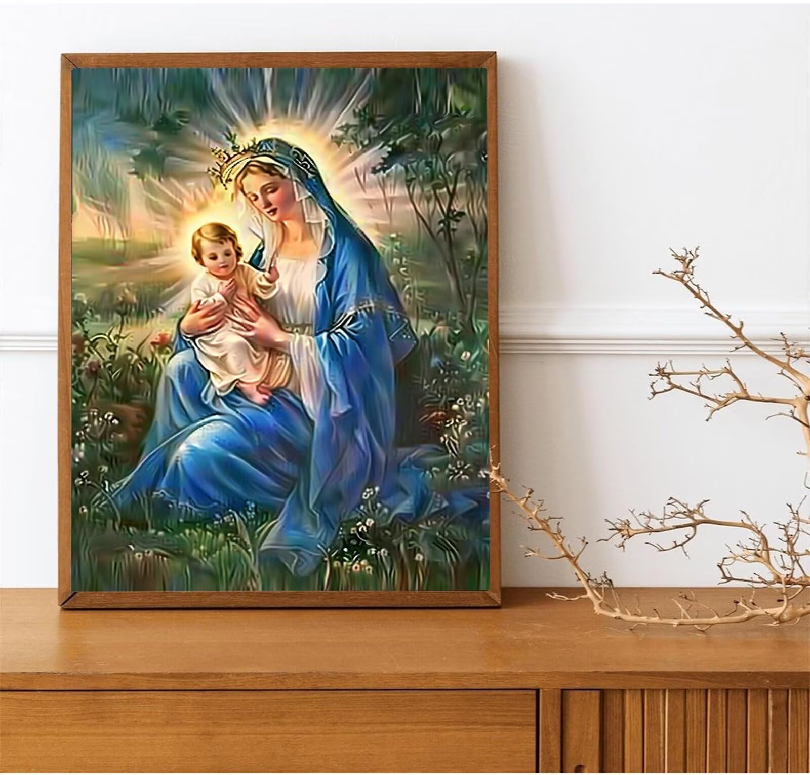 Dipingere con i Numeri Adulti Bambini Buon venerdì, Kit per Dipingi con i Numeri, di Pittura Acrilica Fai-da-Te per su Tela con Pennelli, Paint by Numbers Bambino 60x80cm (Con Scatola)