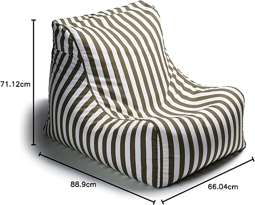 Miniatura 112 de Jaxx Ponce - Puf para exteriores, resistente a la intemperie, para patio y piscina, color azul marino Azul marino,Carbón vegetal,Flamenco,Lima,Bahía