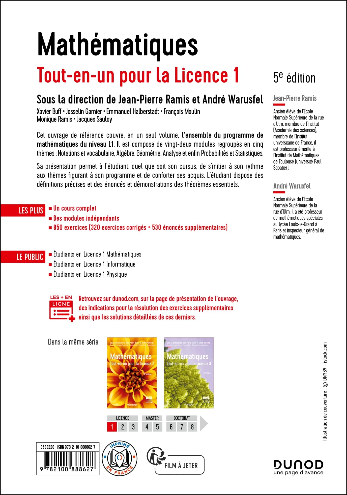 Mathématiques Tout-en-un pour la Licence 1 - 5e éd