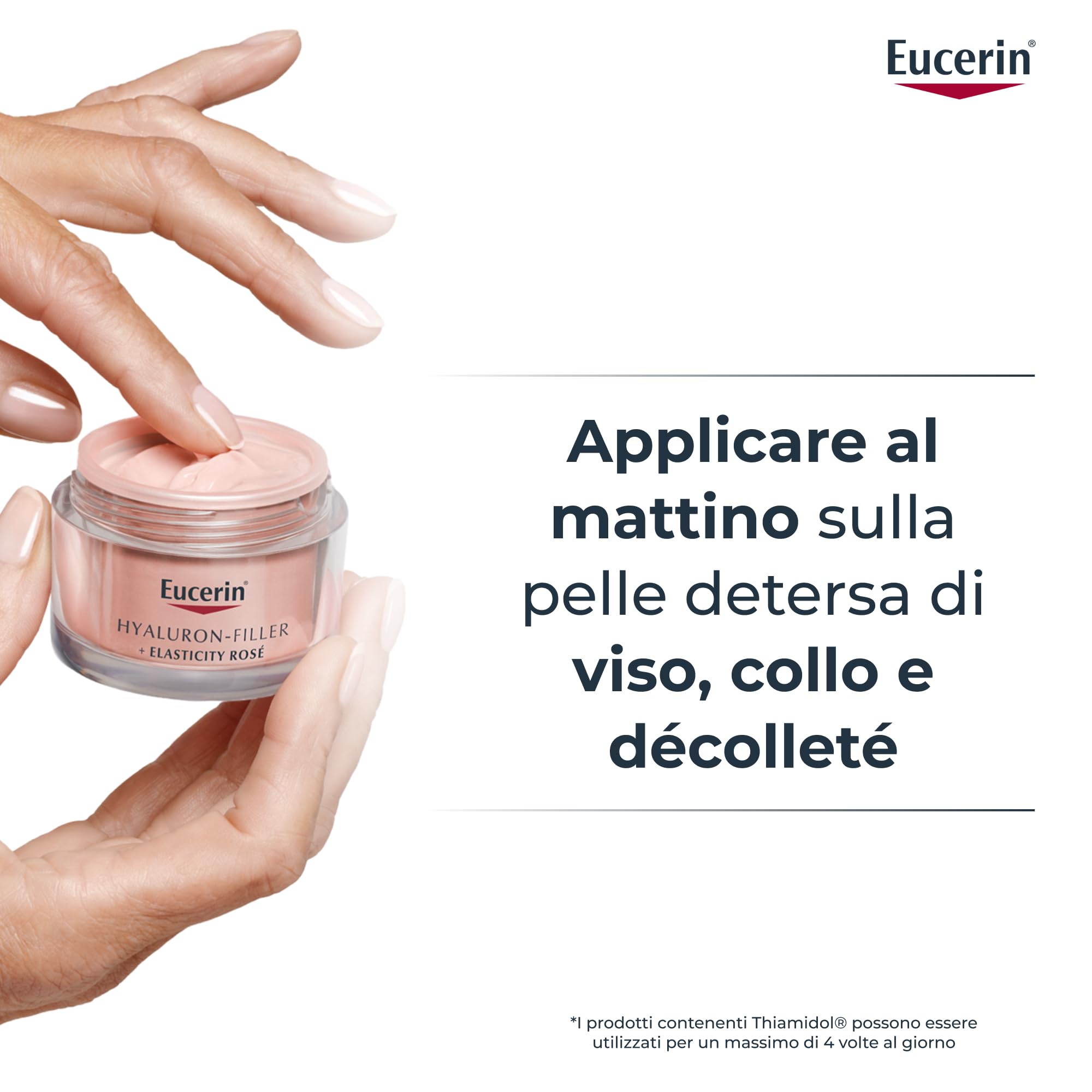 Eucerin Skincare Kit Routine Anti-Età Uniformante, Cofanetto regalo donna beauty con Hyaluron-Filler + Elasticity Crema Giorno Rosé SPF 30 50 ml e Crema Notte 50 ml per una doppia azione antimacchie
