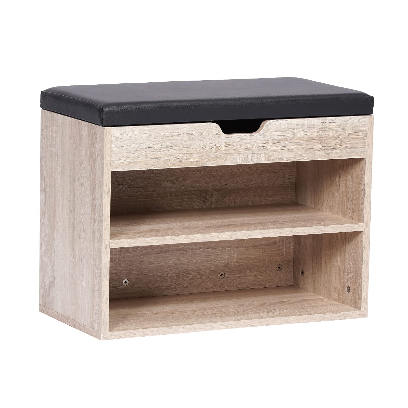 Buy Entryway Benchwith Padded Cushion Storage Bench Shoe Cubby