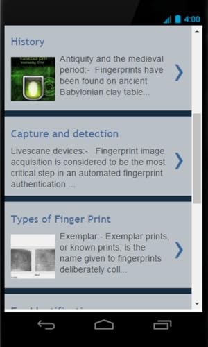 Finger Print Lock Info