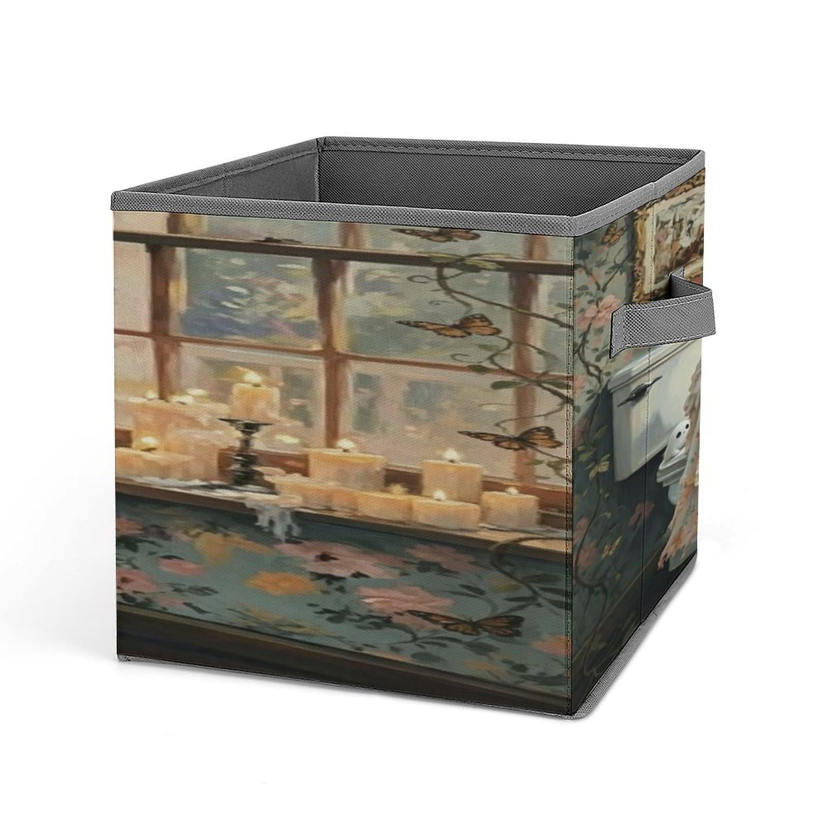 Fekiloot Style Ghost Halloween Storage Bins Storage Baskets