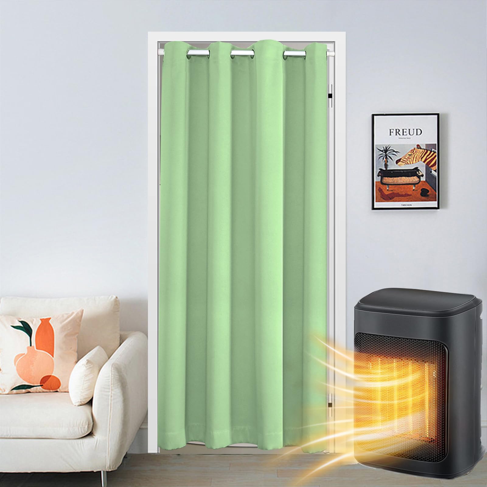 SK Studio Rideau de Porte Isolant Thermique Anti Froid Chaleur Rideaux Occultant Imperméable Coupe-Vent Séparation de Pièce pour Couloirs, Portes, Patio Beige, 75x210cm SK Studio Rideau de Porte Isolant Thermique Anti Froid Chaleur Rideaux Occultant Imperméable Coupe-Vent Séparation de Pièce pour Couloirs, Portes, Patio Beige, 75x210cm