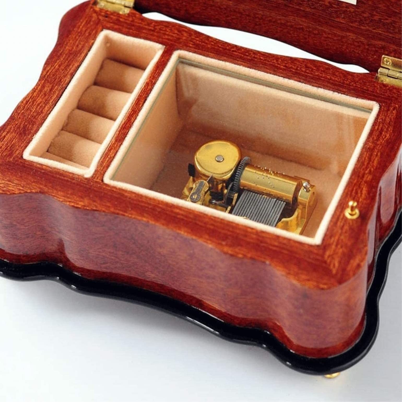 VVABRA Caja de Música Caja de Musica Caja Musical De Madera Flor Pistas Creativas Caja De Música para Decoración De Cumpleaños De Navidad Caja Musical Cajas Musicales