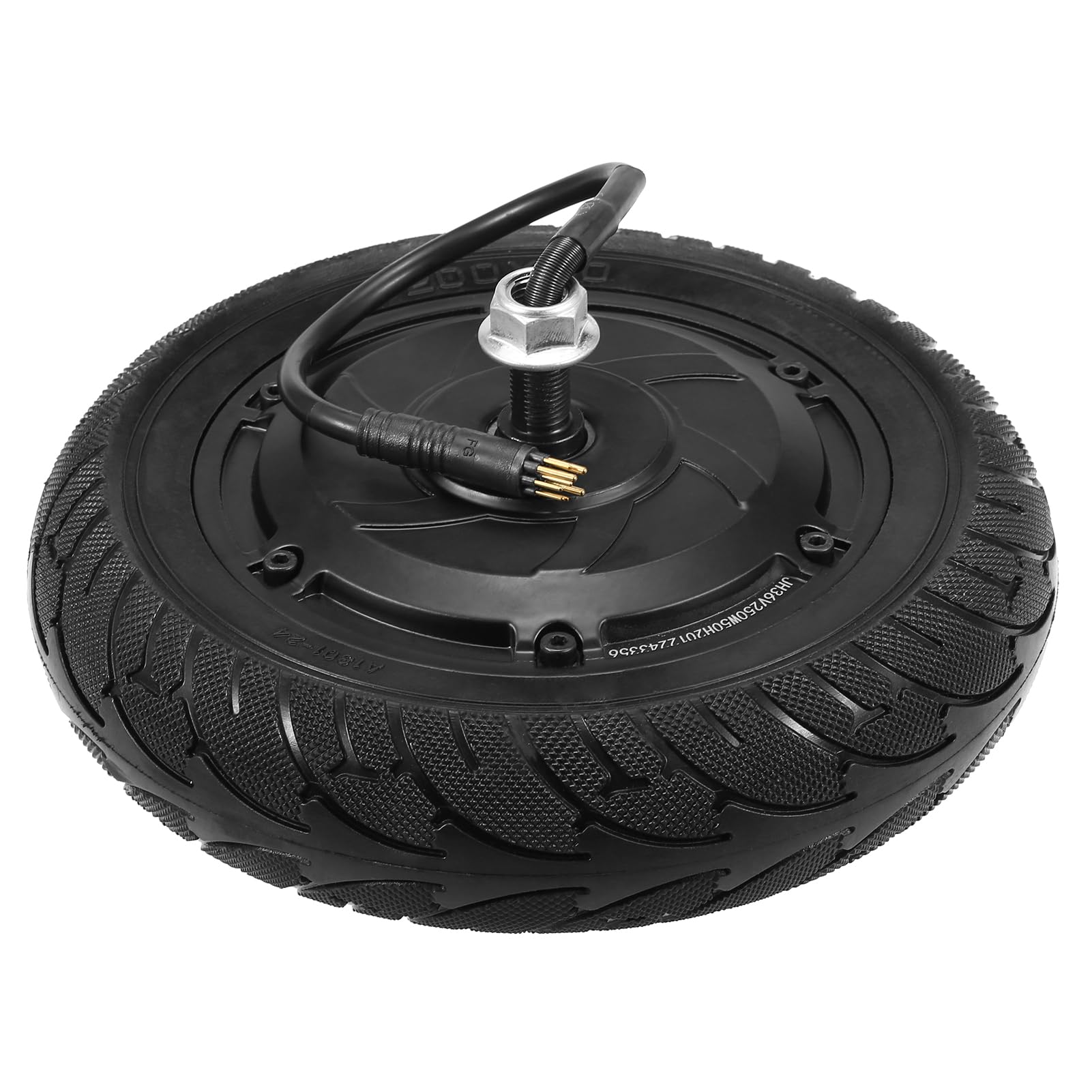 HUIOP Pneu d'Entraînement de Moteur de Roue Avant Solide 350W pour S1 - Scooter Électrique