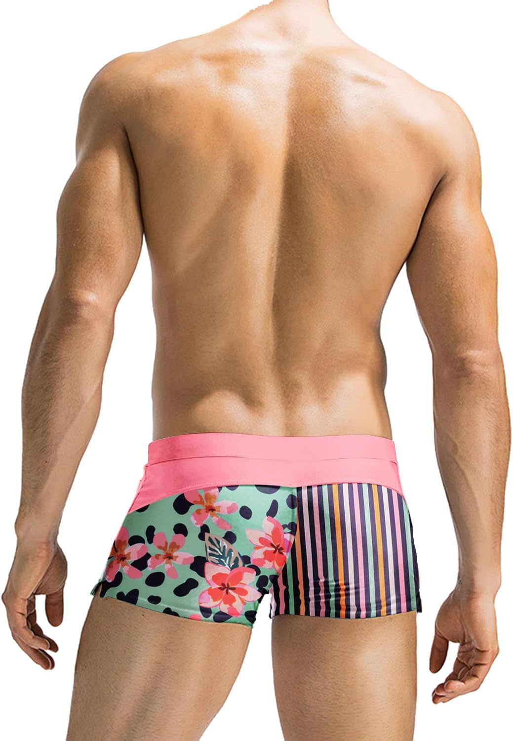 COOFANDY Mens Swim Trunks Swimwear Bathing Suit Swim Brief Square Leg Board Short S-3XL - Image 4