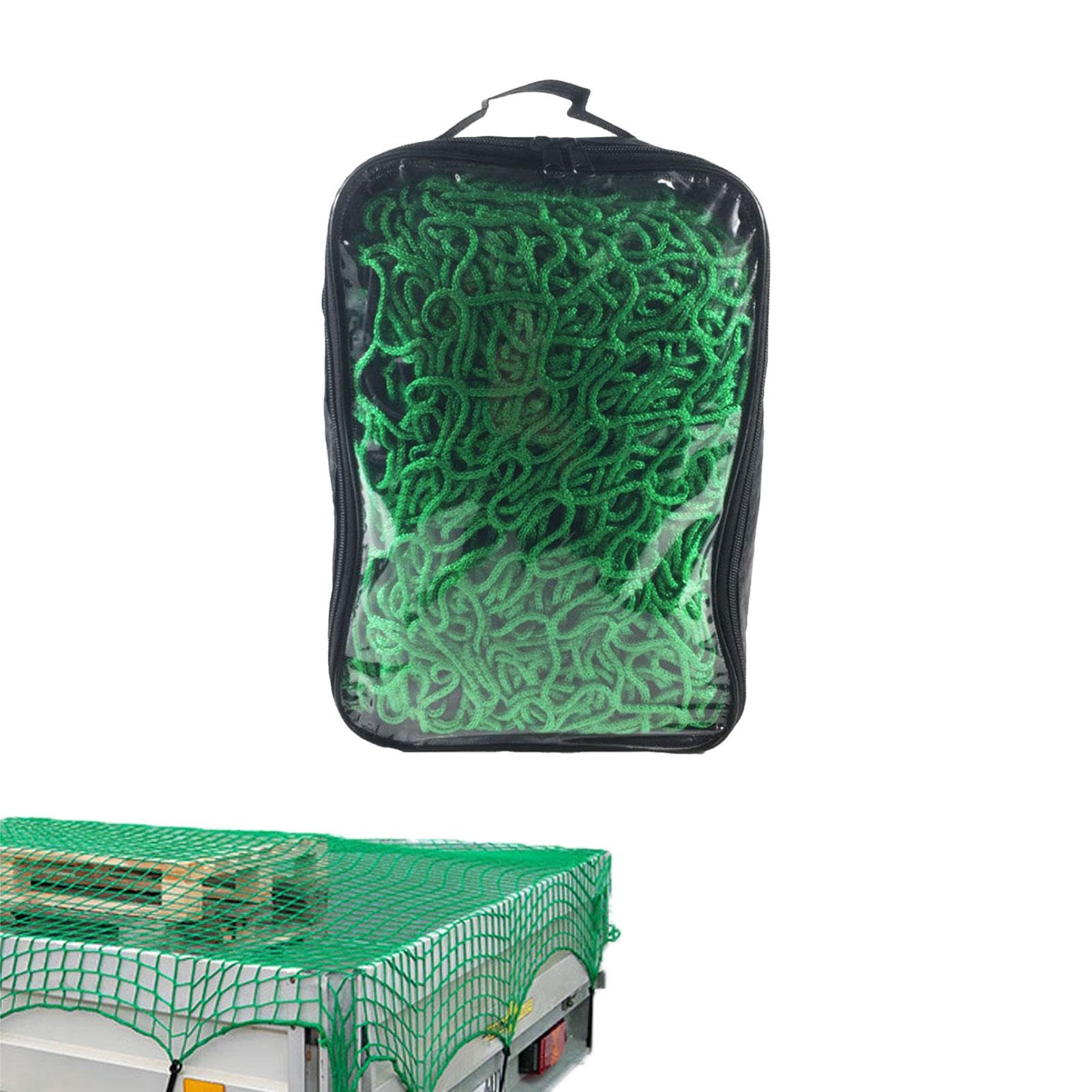 Rete per camion per carico | Rete elastica per bagagliaio auto – Rete | portaoggetti in nylon per camion e letti per attrezzature, scatole e mobili