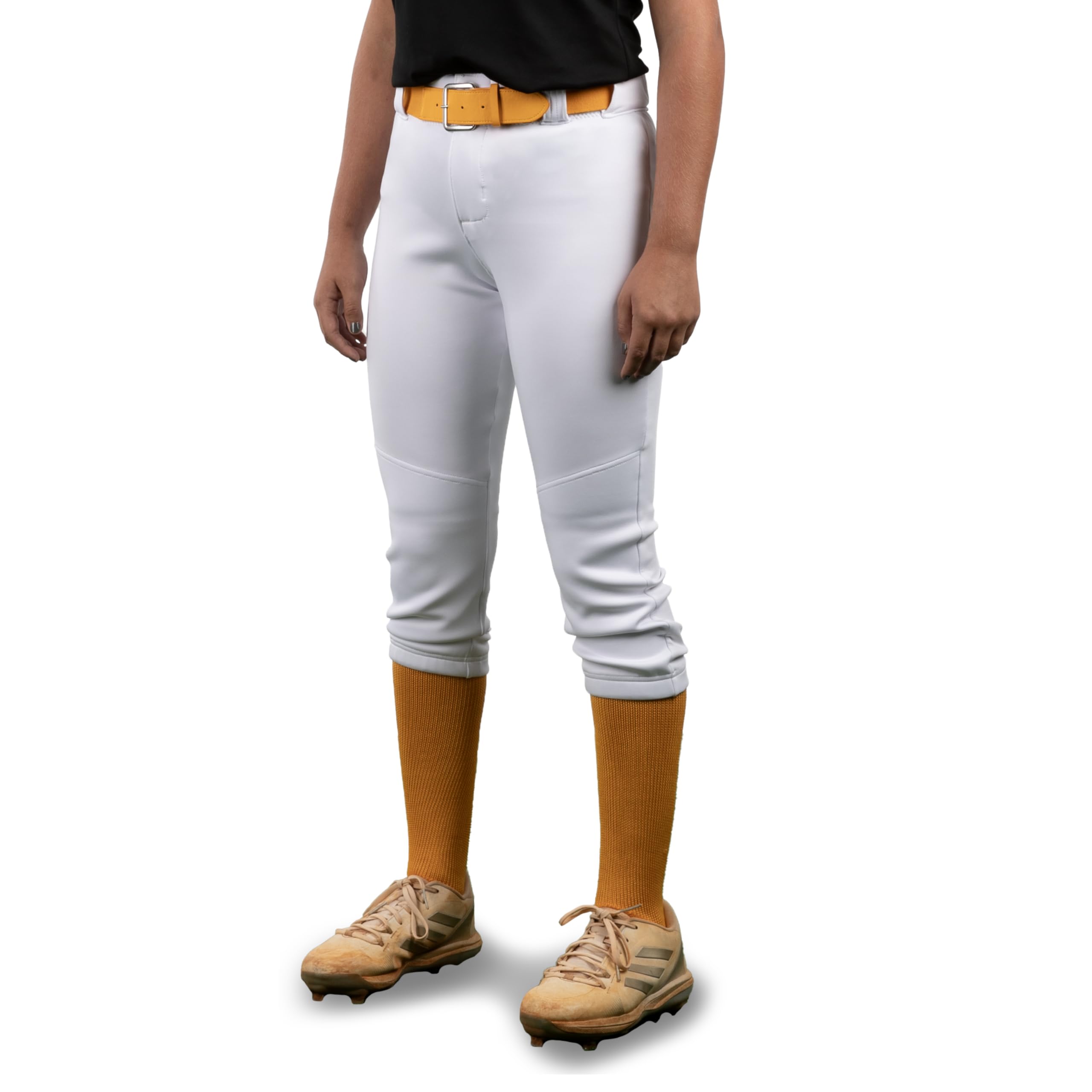 Russell Athletic Damen Hose Damen Flexstretch Softballhose mit Gürtelschlaufen